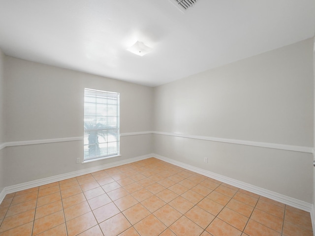 view of tiled empty room