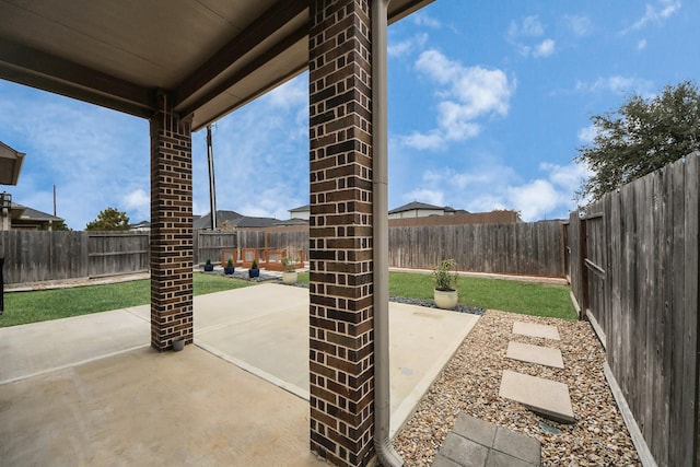 view of patio