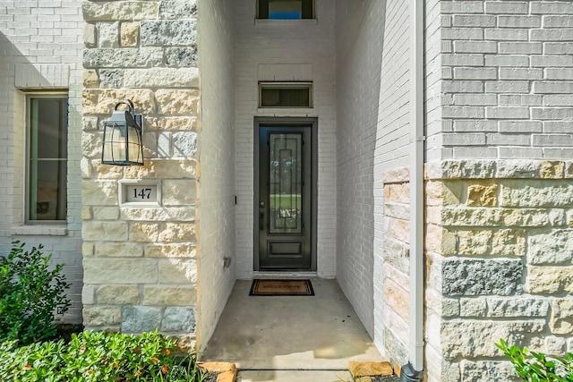 view of entrance to property