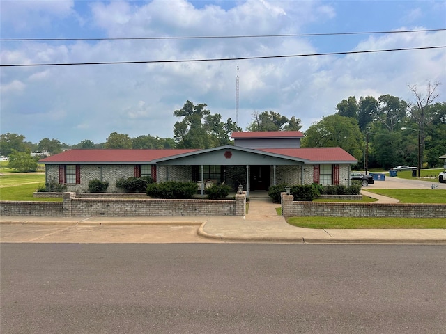 view of ranch-style home