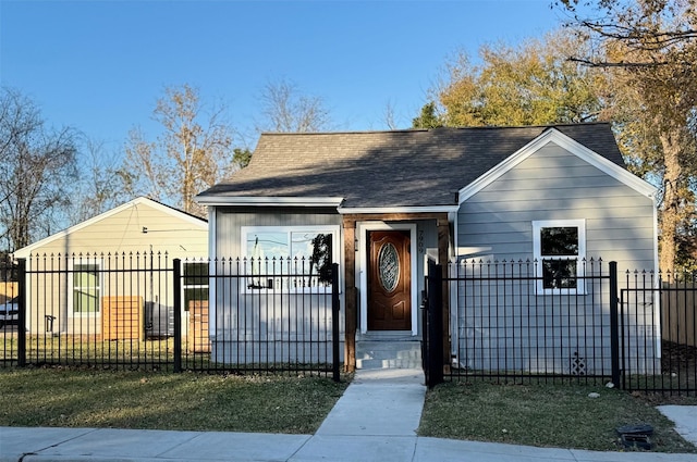 view of bungalow-style house