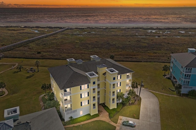 4241 Pointe W Dr Unit 301, Galveston, TX 77554 - aerial view of waterfront with a beach