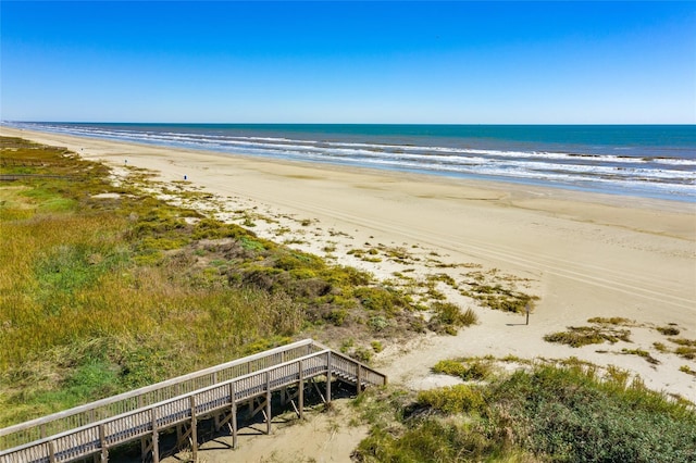 4241 Pointe W Dr Unit 301, Galveston, TX 77554 - water view featuring local beach