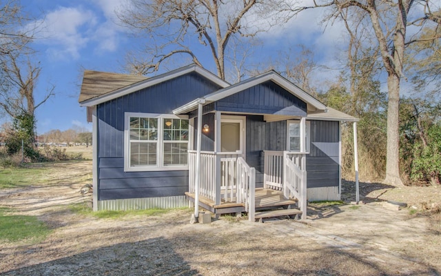 view of bungalow-style home