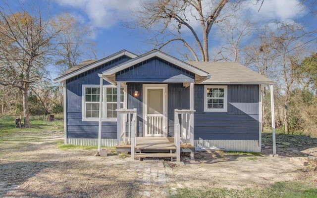 view of bungalow-style home