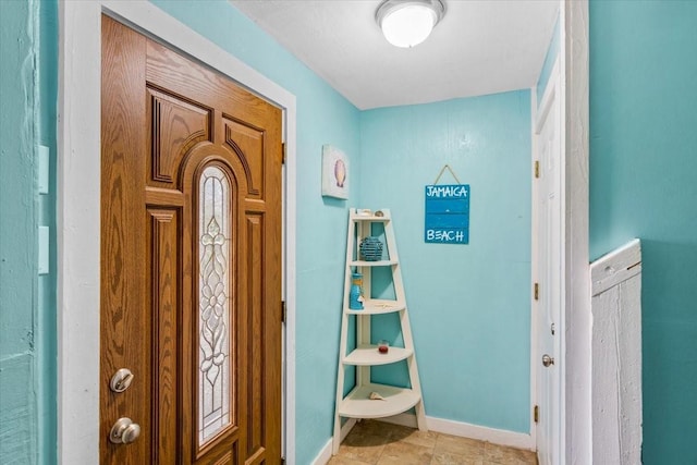 view of entrance foyer