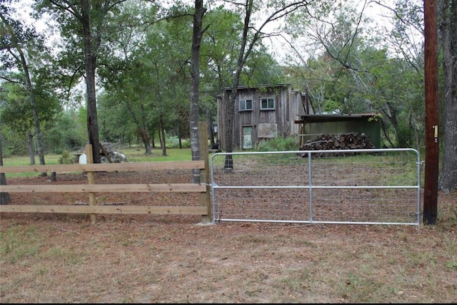 view of gate