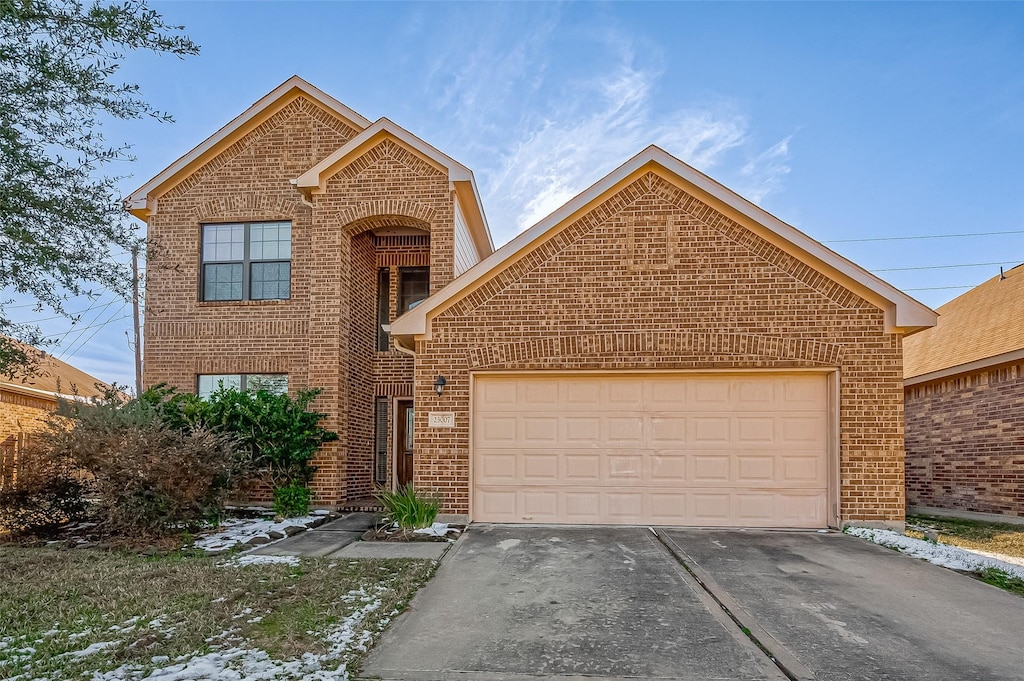 23007 Silver Linden Ct, Tomball, TX 77375 - view of front property featuring a garage