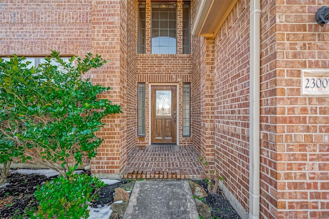 view of entrance to property