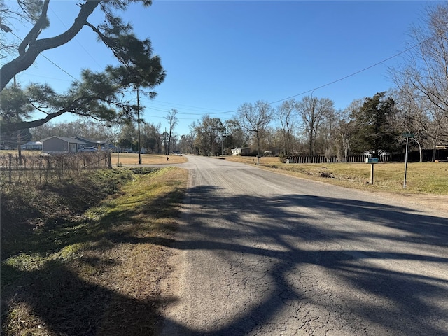 view of road