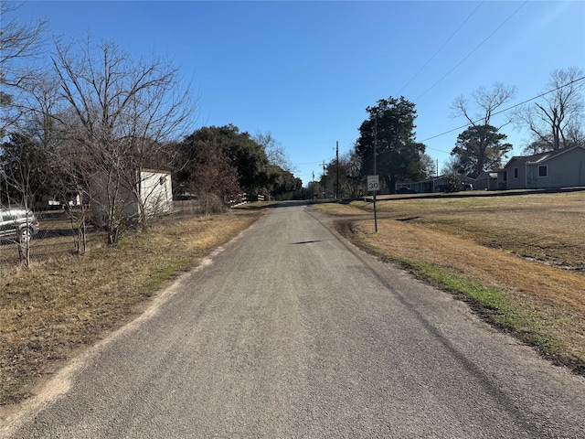 view of road