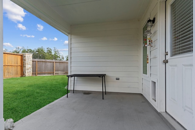 view of patio