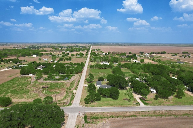 drone / aerial view featuring a rural view