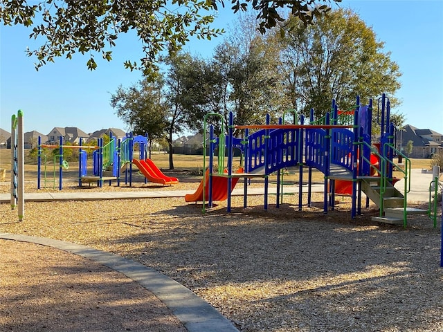 view of jungle gym