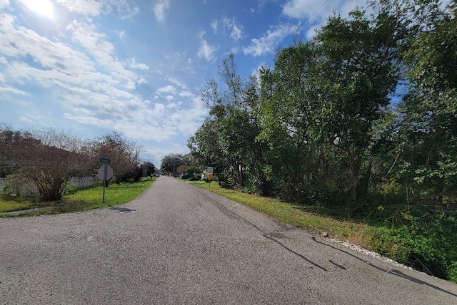 view of road