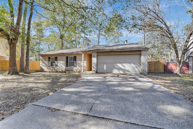 view of ranch-style home