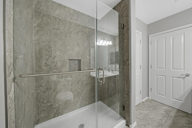 full bath with a stall shower