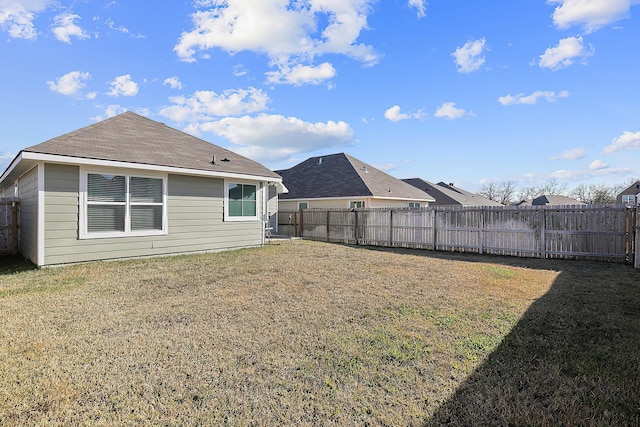 exterior space featuring a yard