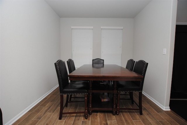 view of dining area