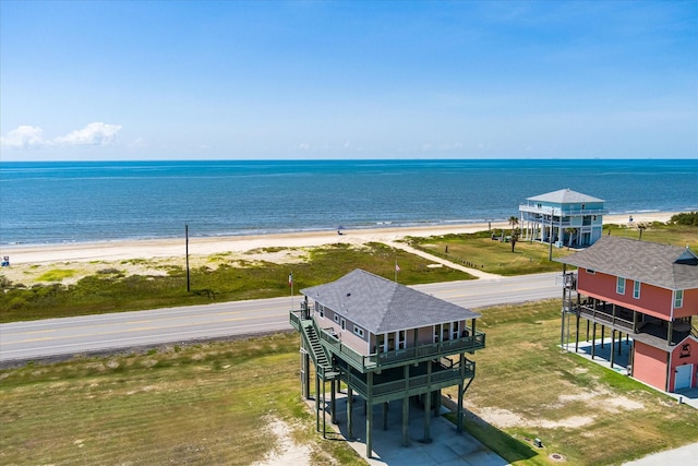 water view featuring a view of the beach