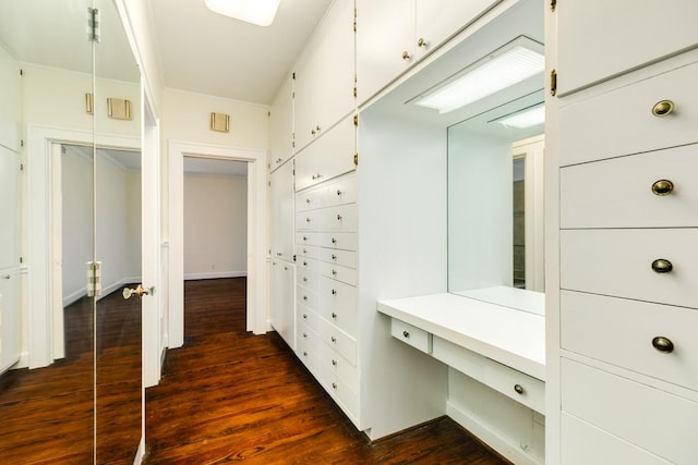 302 E Jackson St, West Columbia, TX 77486 - walk in closet with dark hardwood / wood-style floors