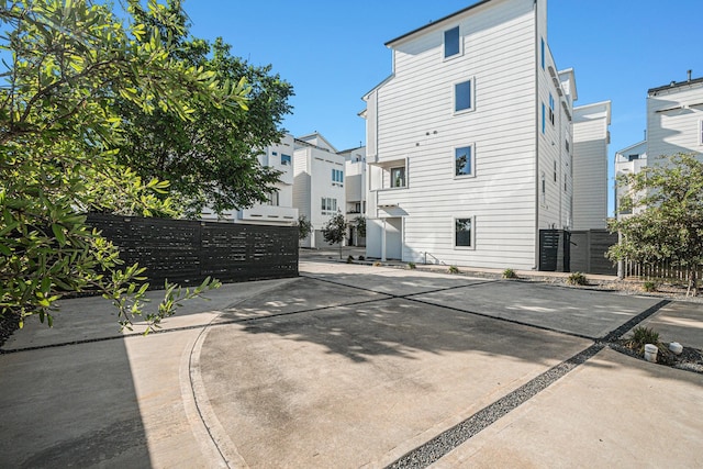 view of rear view of property