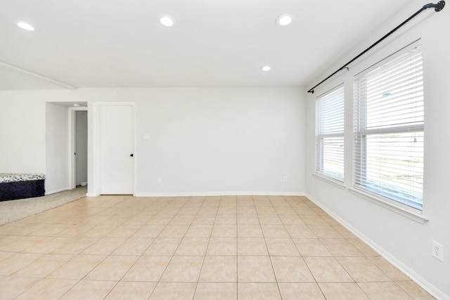 view of tiled spare room