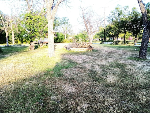 view of yard