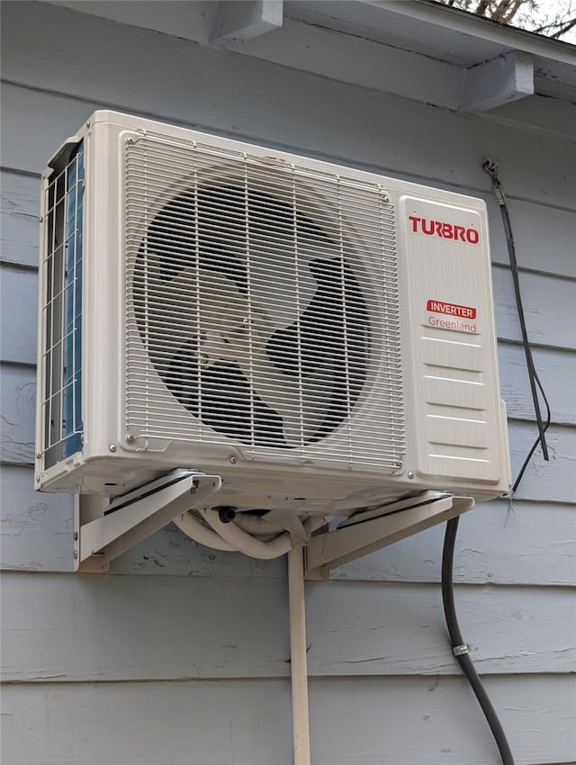 exterior details with ac unit