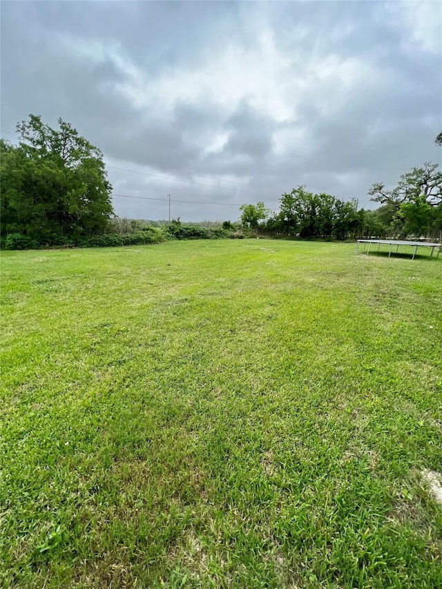 view of yard featuring a rural view