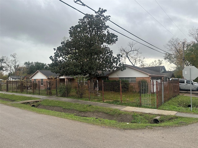 view of front of home