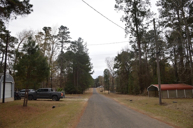 view of road