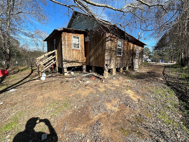 view of home's exterior