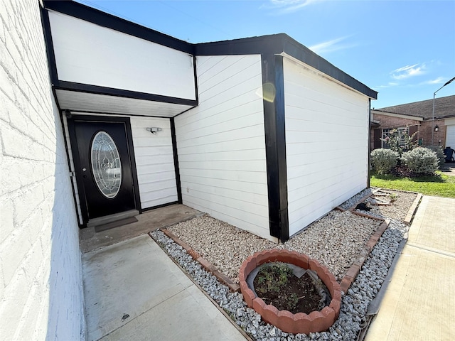 view of entrance to property