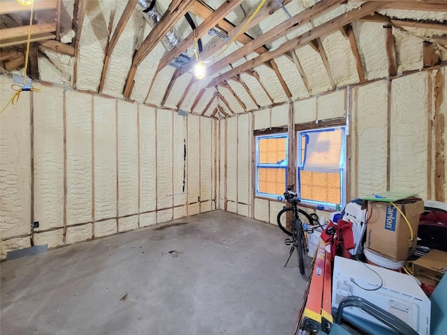 view of storage room