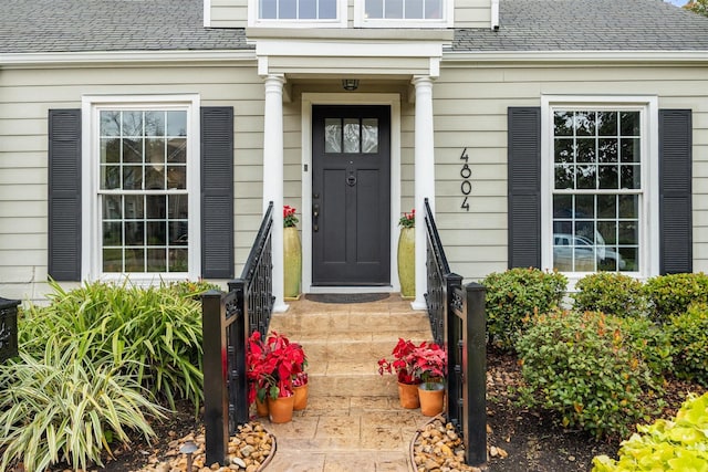 view of entrance to property