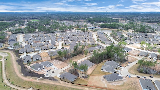 bird's eye view featuring a residential view