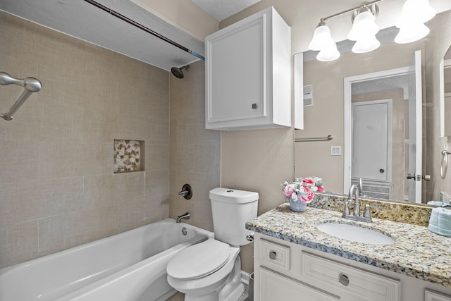 250 El Dorado Blvd Unit 127, Webster, TX 77598 - full bathroom featuring vanity, shower / bath combination, and toilet
