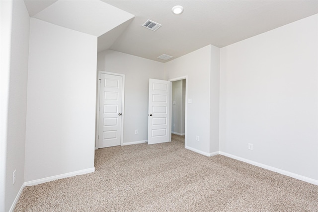 unfurnished bedroom featuring carpet