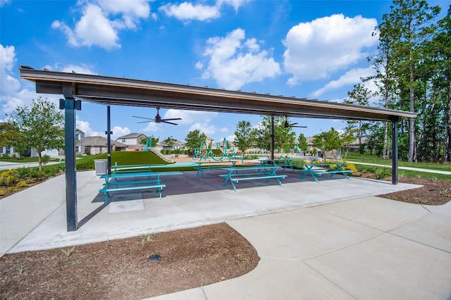 surrounding community featuring a playground