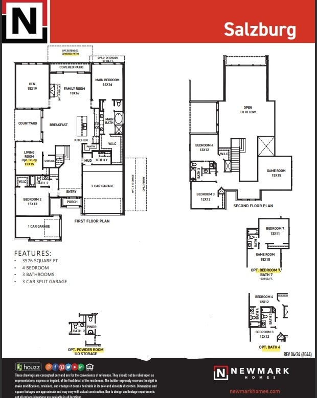 4423 Southpoint Way, Fulshear, TX 77441 - home floor plan