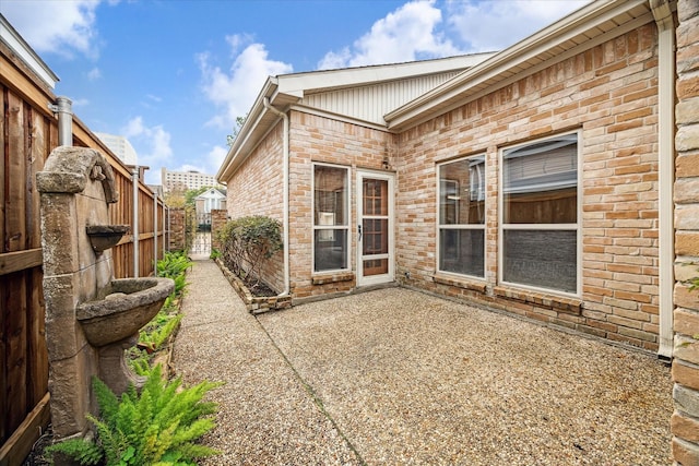 exterior space featuring a patio area