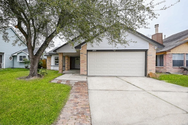 view of front of house featuring a front yard