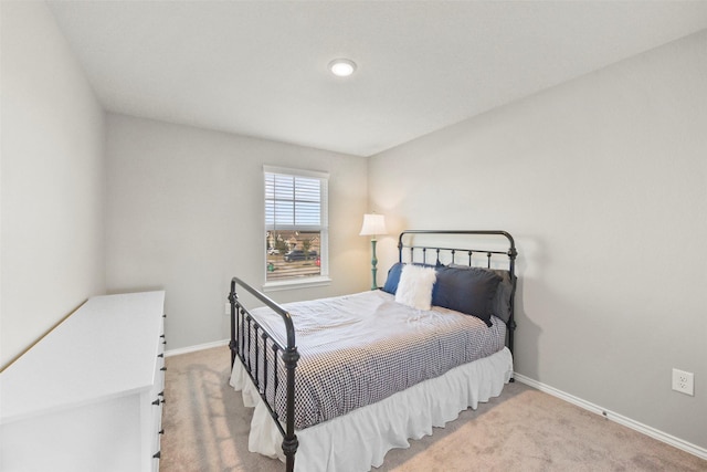 bedroom featuring carpet flooring