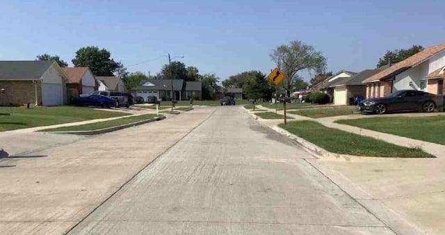 view of road