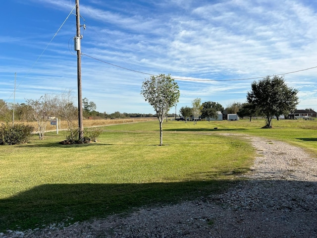 surrounding community with a lawn