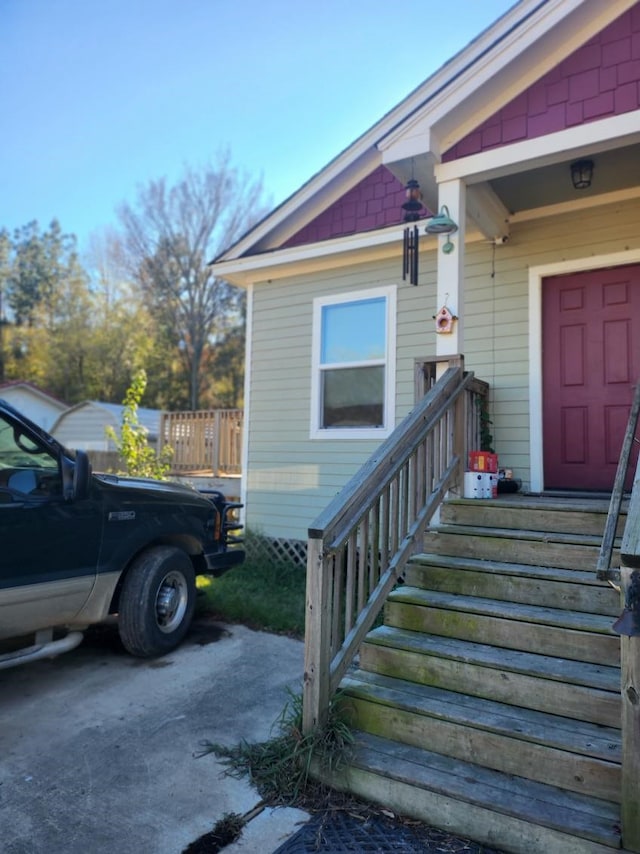 view of entrance to property