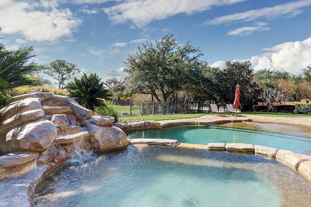 view of pool