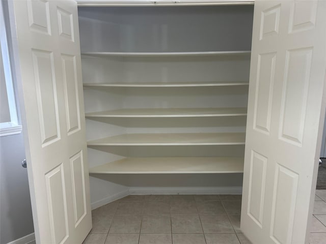 view of closet