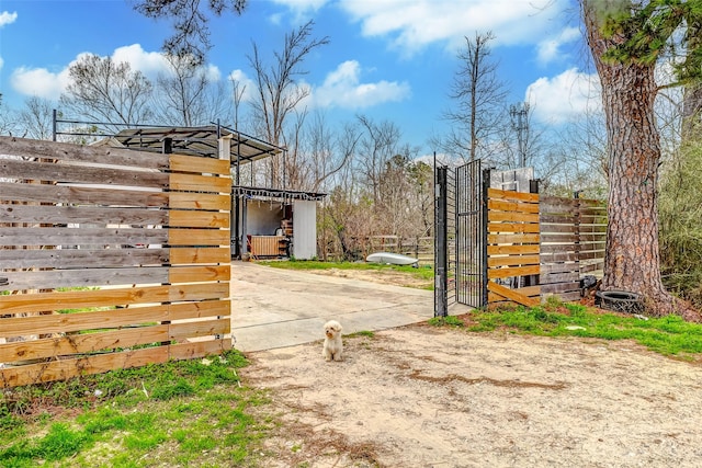 view of gate